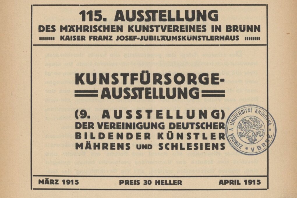 Vereinigung der deutschen bildenden Künstler Mährens und Schlesiens (115. výstava)